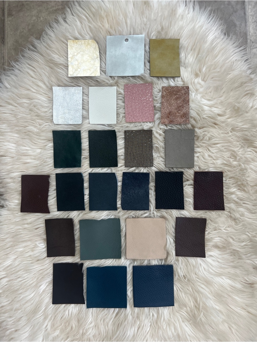 Genuine Leather Swatch Assorted Lot Arts Crafts DIY New